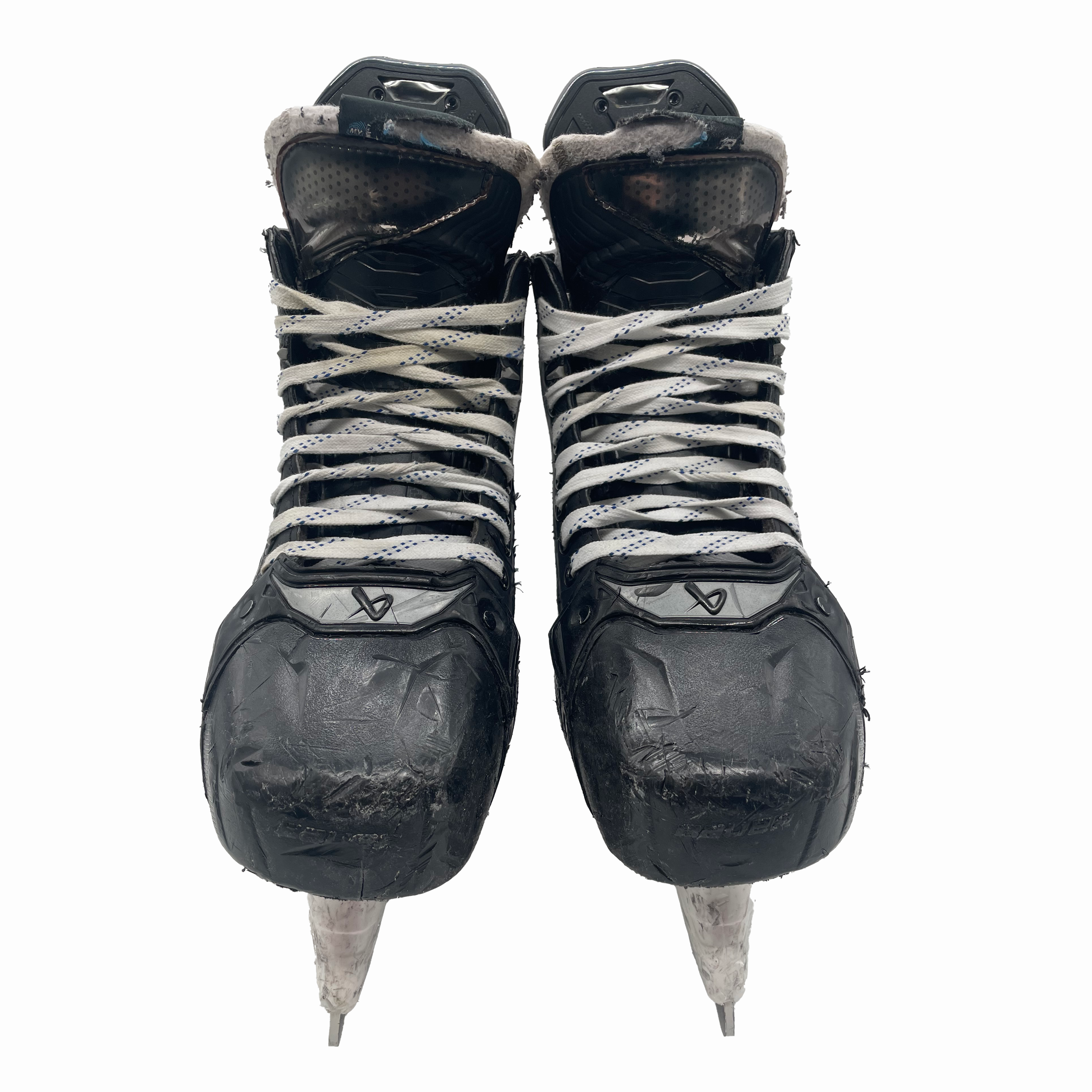 Bauer Supreme Shadow - Patins de hockey Pro Stock d'occasion - Taille 8.5E (Bleu)